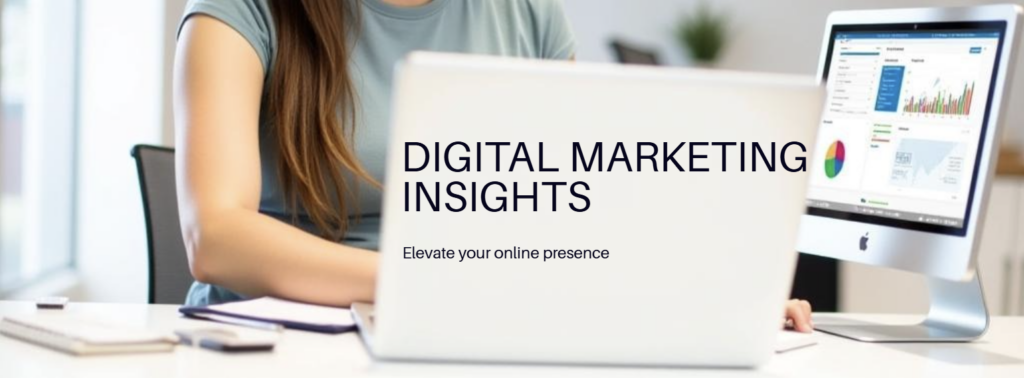certified digital marketing professional working on laptop with analytics dashboard